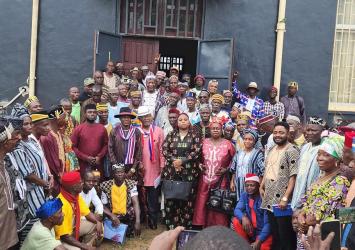 In Pictures: Minister Nyumalin’s Consultations with Nimba County Chiefs, Sanniquellie