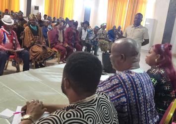 In Pictures: Minister Nyumalin’s Consultations with Nimba County Chiefs, Sanniquellie