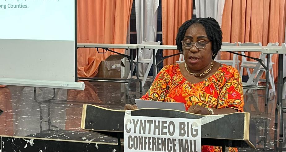 J. Cecelia Gould, Director for GSIU speaks at Gender Action Plan Workshop