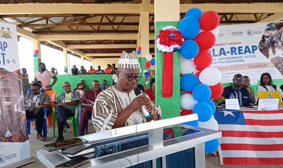 Hon. Edward K. Mulbah Speaks at GOLA Project Launch in Bo Waterside