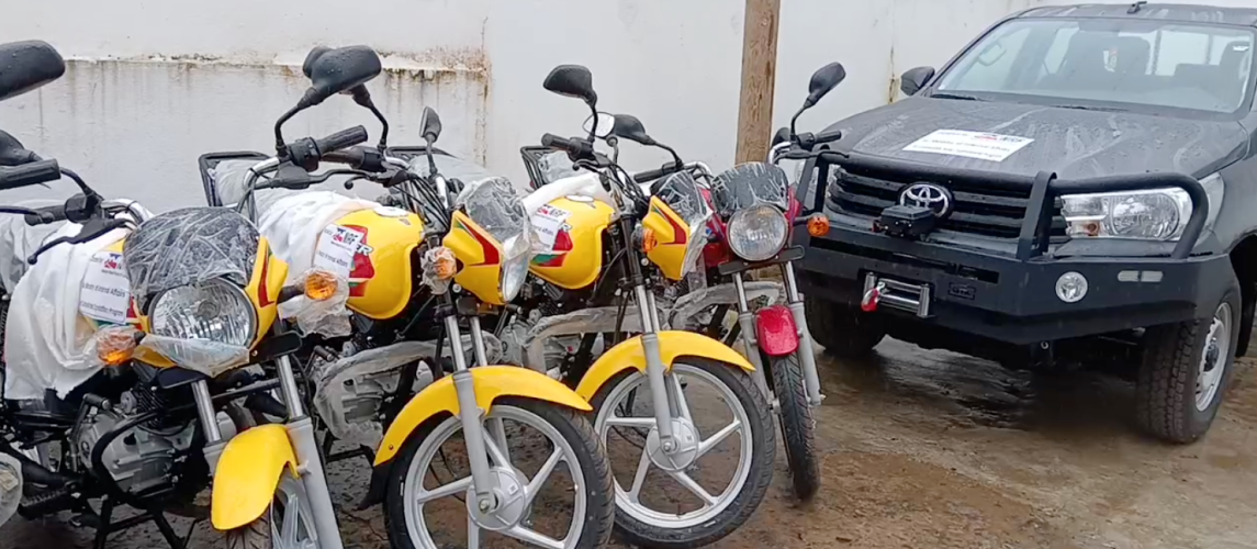 National Road Fund Donates Logistics to Boost Community Road Maintenance and Job Creation in Liberia.