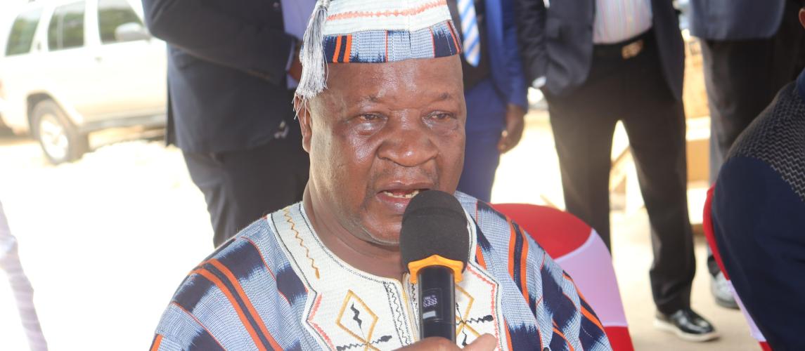 Min. Nyumalin speaks at the launch National Decentralization Supports Unit (NDSU)