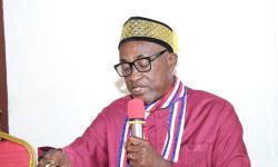 National Council of Chiefs Support Office Executive Director; Joseph S Cooper speaks at workshop.