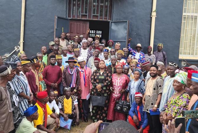 In Pictures: Minister Nyumalin’s Consultations with Nimba County Chiefs, Sanniquellie