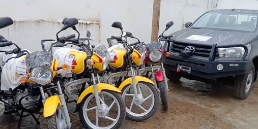 National Road Fund Donates Logistics to Boost Community Road Maintenance and Job Creation in Liberia.