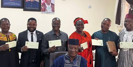 Minister Nyumalin, His Deputies and Assistant Ministers